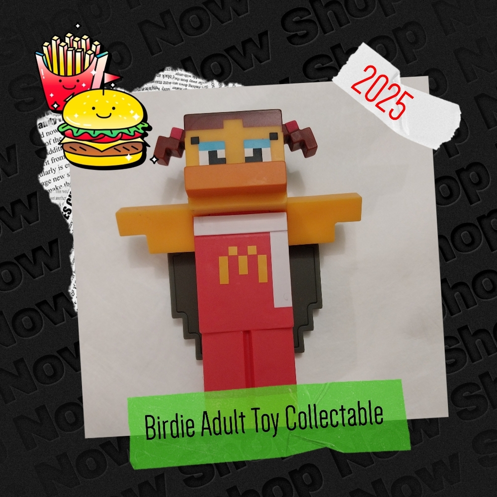 2025 McDonalds Minecraft Series Birdie Minecraft Toy-Mint